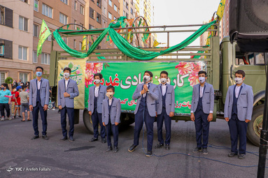 کارناوال شادی عید غدیر در خیابان های تهران