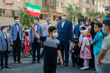 کارناوال شادی عید غدیر در خیابان های تهران