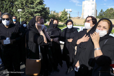 تشییع شهید مدافع سلامت - تبریز‎