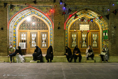 مراسم عزاداری شب دوم محرم - امام زاده حسین قزوین