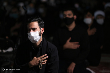 مراسم عزاداری شب سوم محرم در مسجد مقدس جمکران با مداحی مهدی سلحشور