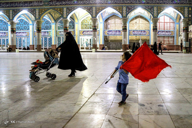 مراسم عزاداری شب سوم محرم در مسجد مقدس جمکران با مداحی مهدی سلحشور