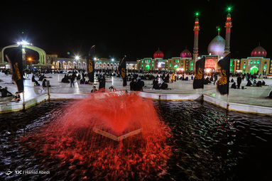 مراسم عزاداری شب سوم محرم در مسجد مقدس جمکران با مداحی مهدی سلحشور