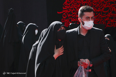مراسم تشییع پیکر روح الله حسینیان، رییس مرکز اسناد انقلاب اسلامی و نماینده سابق مجلس در امام زاده صالح(ع) تجریش