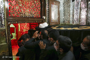 مراسم تشییع پیکر روح الله حسینیان، رییس مرکز اسناد انقلاب اسلامی و نماینده سابق مجلس در امام زاده صالح(ع) تجریش