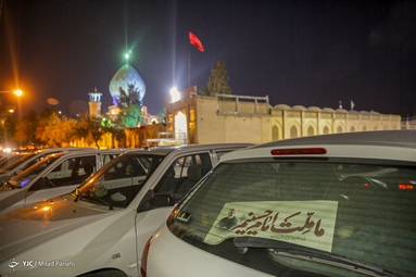 مراسم عزاداری شب هفتم محرم -  آستان مقدس علی ابن حمزه‌(ع) شیراز