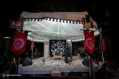 مراسم عزاداری شب هفتم محرم -  آستان مقدس علی ابن حمزه‌(ع) شیراز