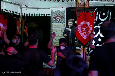 مراسم عزاداری شب هفتم محرم -  آستان مقدس علی ابن حمزه‌(ع) شیراز