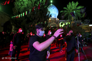 مراسم عزاداری شب هفتم محرم -  آستان مقدس علی ابن حمزه‌(ع) شیراز