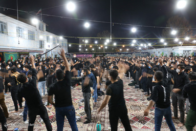 مراسم شب تاسوعای حسینی افعانستانی های مقیم مشهد
