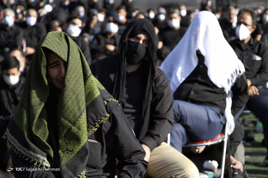 عزاداری روز تاسوعا در ورزشگاه شهید سعیدی