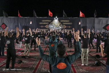 عزاداری شب عاشورا - هیئت فدائیان حسین (ع)