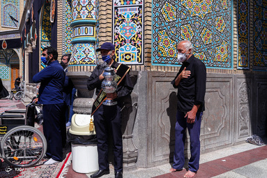عزاداری عاشورای حسینی در حرم حضرت معصومه (س)