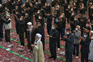 اقامه نمازجماعت ظهر عاشورا - مصلی بیت المقدس اراک