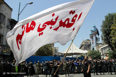 مراسم عزاداری ظهر عاشورای حسینی - بازار تهران