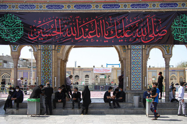 مراسم عزاداری ظهر عاشورای حسینی -  حرم حضرت عبدالعظیم حسنی (ع) شهرری