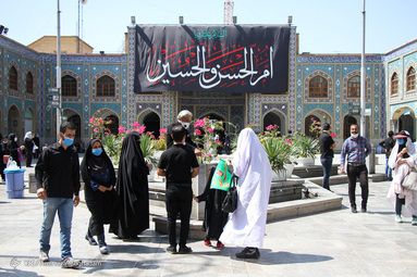 مراسم عزاداری ظهر عاشورای حسینی -  حرم حضرت عبدالعظیم حسنی (ع) شهرری