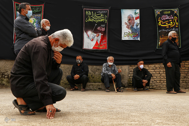 مراسم عزاداری و سوگواری ظهر عاشورای اباعبدالله الحسین (ع) یکشنبه ۹ شهریور ۱۳۹۹، در روستای شفیع آباد فندرسک برگزار شد.