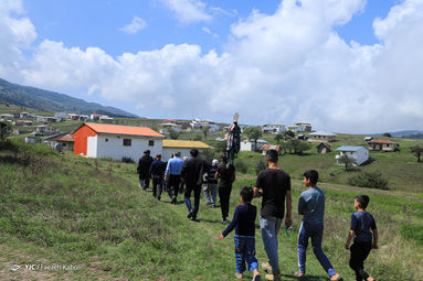 عاشورای حسینی در دهکده جهان نما مرتفع ترین روستای استان گلستان
