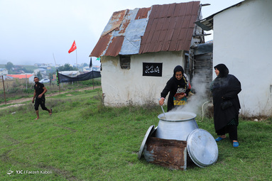 عاشورای حسینی در دهکده جهان نما مرتفع ترین روستای استان گلستان