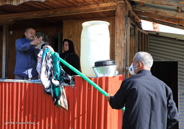 عاشورای حسینی در دهکده جهان نما مرتفع ترین روستای استان گلستان