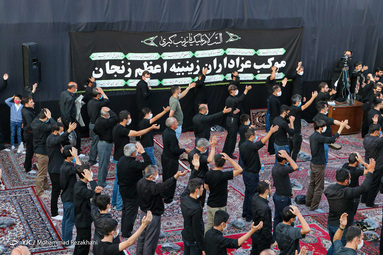 اجتماع عزاداران زینبیه اعظم زنجان‎ در بزرگداشت مقام والای حضرت زینب (س)