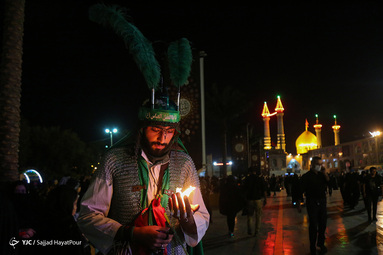 شام غریبان در جوار حرم حضرت فاطمه معصومه (س)