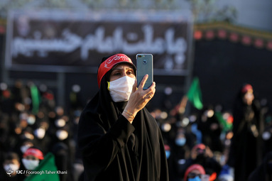 اجتماع دختران عاشورایی در میدان امام حسین (ع) به مناسبت سومین روز شهادت سید الشهدا(ع)