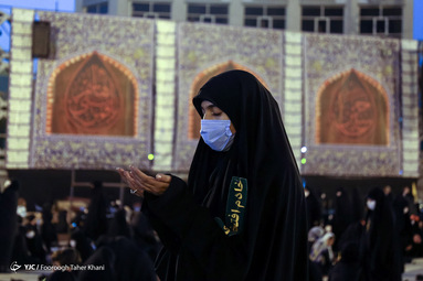 اجتماع دختران عاشورایی در میدان امام حسین (ع) به مناسبت سومین روز شهادت سید الشهدا(ع)