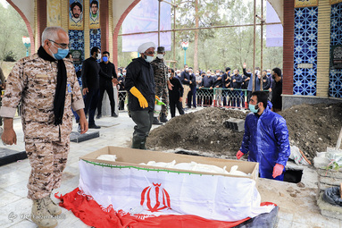 تشییع شهید مدافع سلامت «سروان مسلم سهیلی فرد»