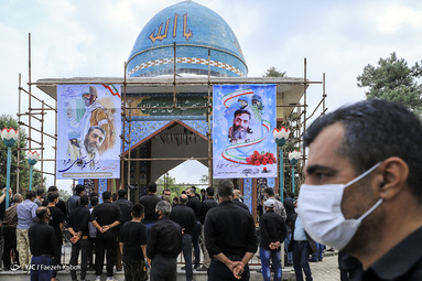 تشییع شهید مدافع سلامت « سروان مسلم سهیلی فرد»