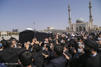 تشییع آیت الله صانعی - قم