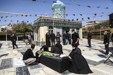 تشییع آیت الله صانعی - قم
