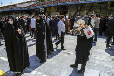 تشییع آیت الله صانعی - قم