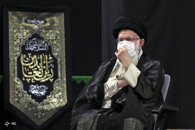 مراسم عزاداری روز شهادت حضرت امام سجاد (ع) با حضور رهبر انقلاب