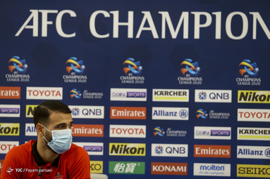 نشست خبری سرمربی تیم پرسپولیس در لیگ قهرمانان آسیا - دوحه قطر