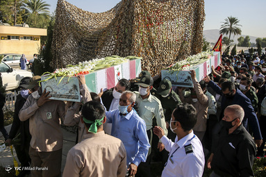 استقبال از دو شهید دفاع مقدس - شیراز