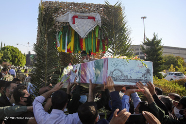 استقبال از دو شهید دفاع مقدس - شیراز