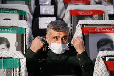 سردار «امیرعلی حاجی‌زاده» فرمانده نیروی هوافضای سپاه در آیین تکریم پیشکسوتان دفاع مقدس
