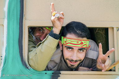 بازآفرینی اعزام رزمندگان شیراز به جبهه‌ها
