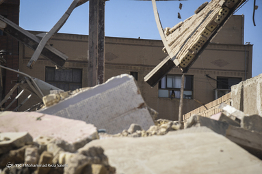 انفجار گاز بازارچه عامری - اهواز