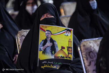 مراسم وداع با پیکر مطهر پنج شهید مدافع حرم کربلای خان‌طومان، شهیدان «حسن رجایی‌فر»، «رضا حاجی‌زاده»، «محمود رادمهر» و «محمد بلباسی» و «علی عابدینی» - ساری