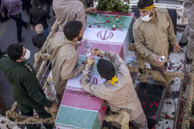 تشییع و خاکسپاری پیکر شهید مدافع حرم محمد بلباسی - قائمشهر
