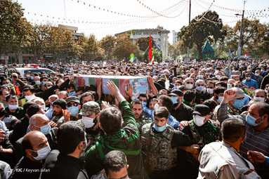تشییع و خاکسپاری پیکر شهید مدافع حرم «محمود رادمهر» - ساری