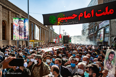 تشییع و خاکسپاری پیکر شهید مدافع حرم «محمود رادمهر» - ساری