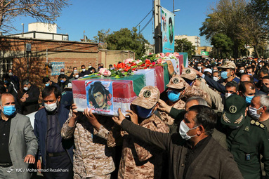 مراسم تشییع و تدفین پیکر شهید مسعود منتجبی از رزمندگان هشت سال دفاع مقدس بود که در ۱۸ سالگی و در ۱۷ اردیبهشت سال ۱۳۶۱ در منطقه شلمچه و در عملیات بیت‌المقدس به درجه رفیع شهادت نائل شد - زنجان