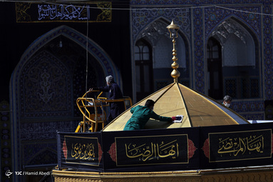 مراسم عزاداری رحلت پیامبر اکرم (ص) و امام حسن مجتبی (ع) - حرم رضوی