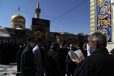 مراسم عزاداری رحلت پیامبر اکرم (ص) و امام حسن مجتبی (ع) - حرم رضوی