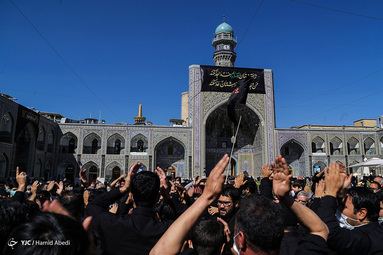 مراسم عزاداری رحلت پیامبر اکرم (ص) و امام حسن مجتبی (ع) - حرم رضوی