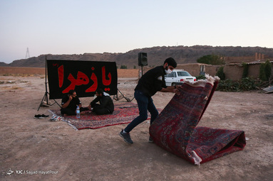 برپایی مراسم عزاداری به مناسبت رحلت رسول اکرم و امام حسن مجتبی به همت جوانان قرارگاه شهید صارمی - منطقه محروم حلبی آباد قم